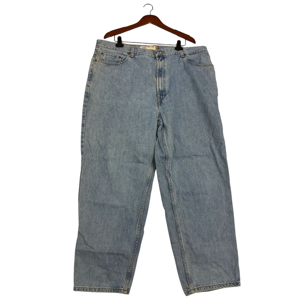 Levi's 560 Comfort Fit Jeans Men's 42x30 Light Wash Loose Tapered Vintage Denim